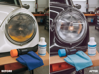 How to restore faded headlights in 30 minutes and improve night visibility