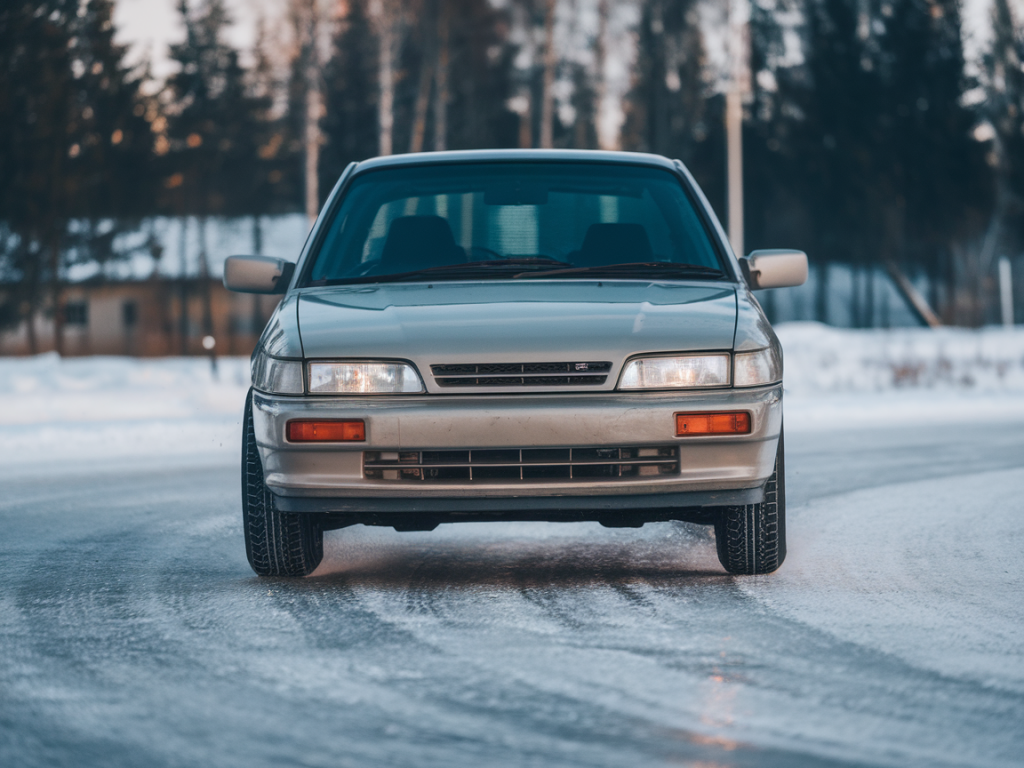 Winter driving techniques for front-wheel-drive cars to avoid skids and costly repairs