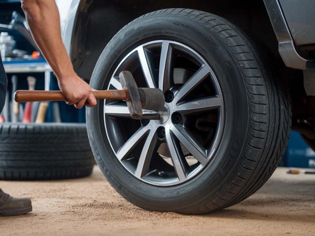 How to fix a persistent steering shimmy on alloy wheels without replacing the front end