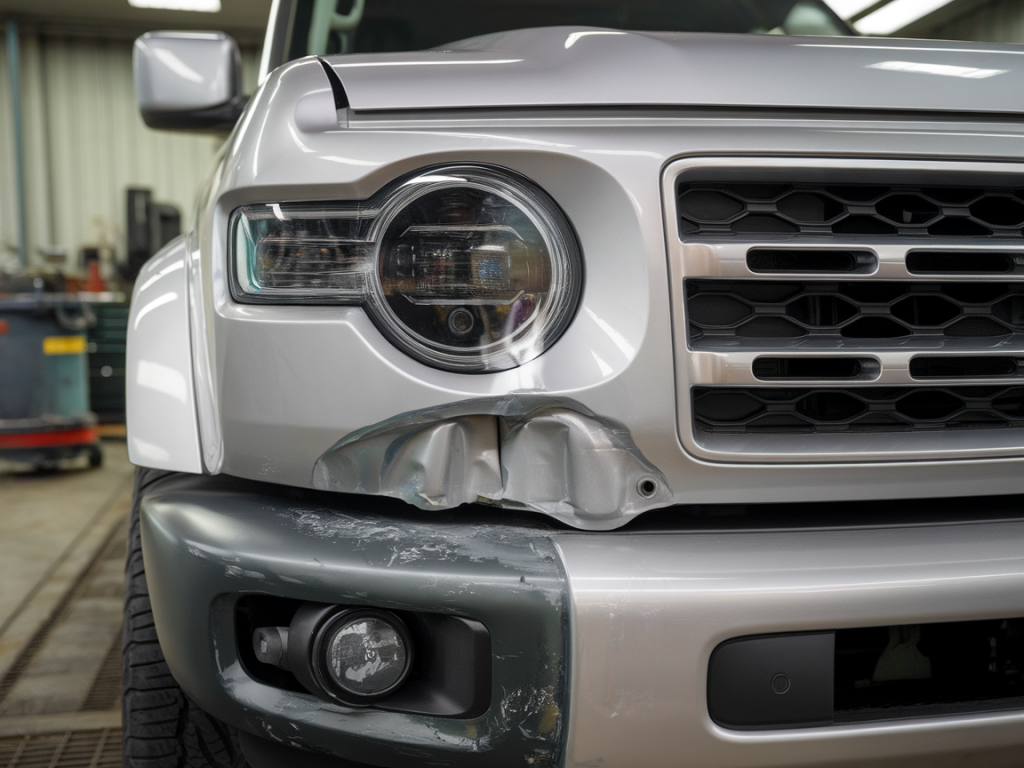 The exact inspection to spot a sloppy paint repair that hides accident damage on a used suv